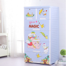 Cartoon Design PP Drawer Children Cabinet (206043)